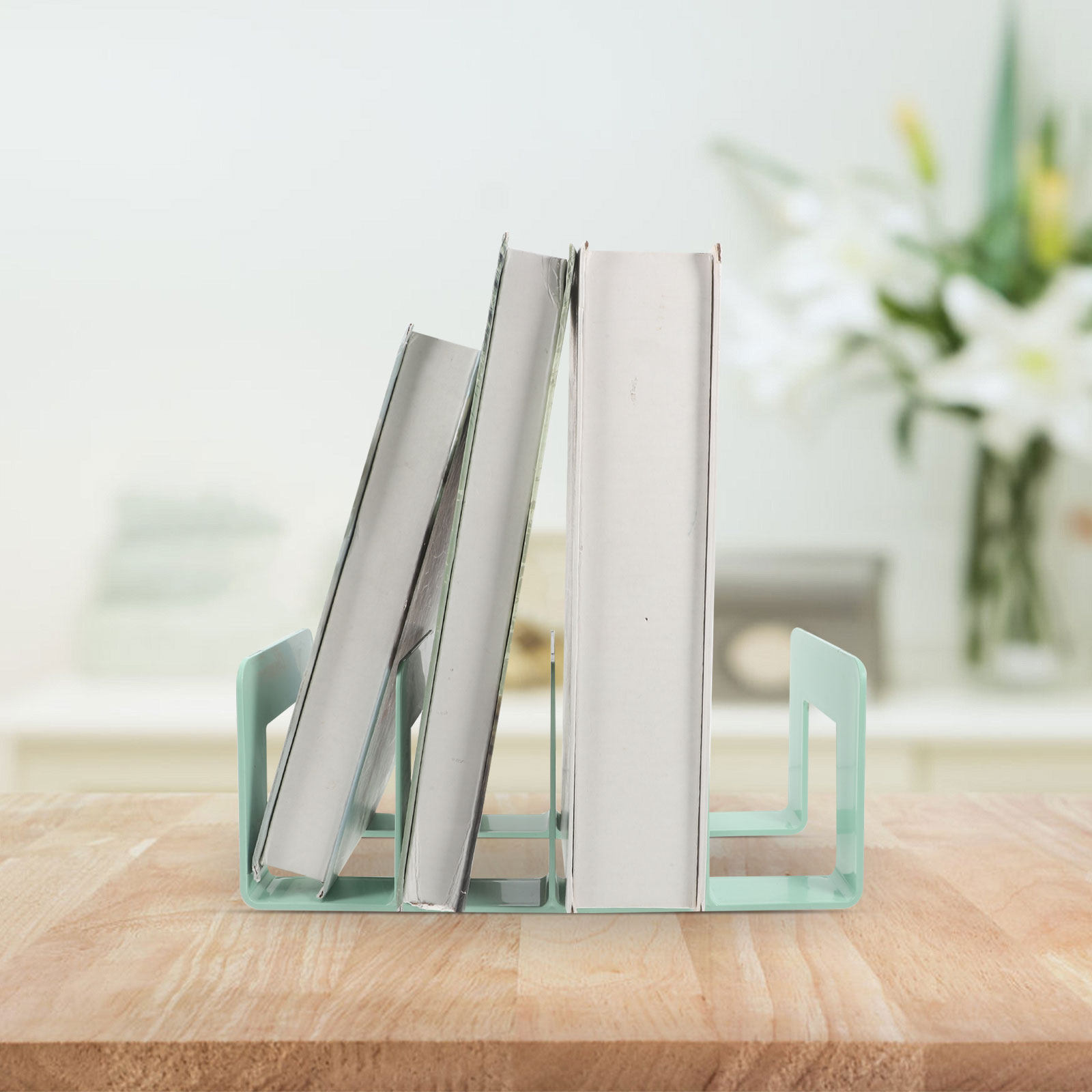 Desktop Book Organizer Book Ho - Magazine Holder Rack ulasan dan harga