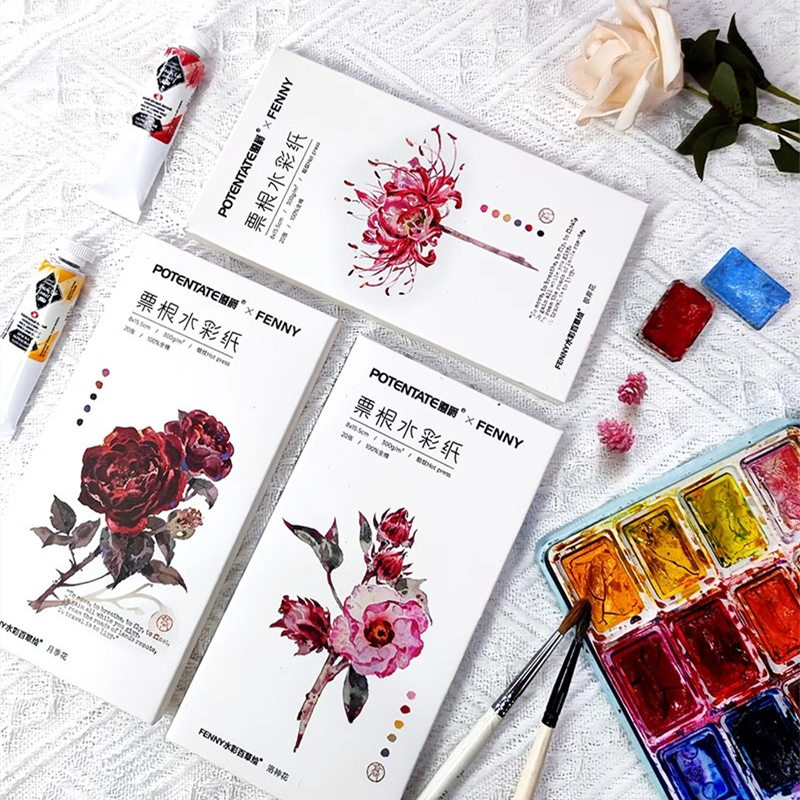 POTENTATE Bookmark Watercolor  - Ink Blotter Paper ulasan dan harga