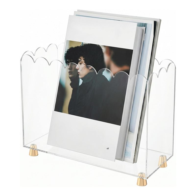 ABKO-Acrylic Magazine Holder F - Magazine Holder Rack ulasan dan harga