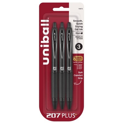Gel Pens, Pack of 3, Black Ink - Gel Refill Pack ulasan dan harga