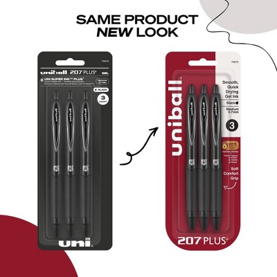 Gel Pens, Pack of 3, Black Ink - Gel Refill Pack ulasan dan harga