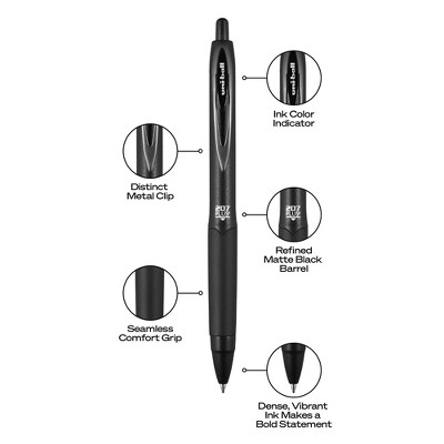 Gel Pens, Pack of 3, Black Ink - Gel Refill Pack ulasan dan harga