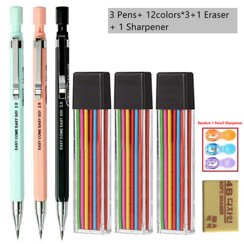 Mechanical Pencil Set 2.0mm Wi - Staedtler Pencil Lumocolor ulasan dan harga